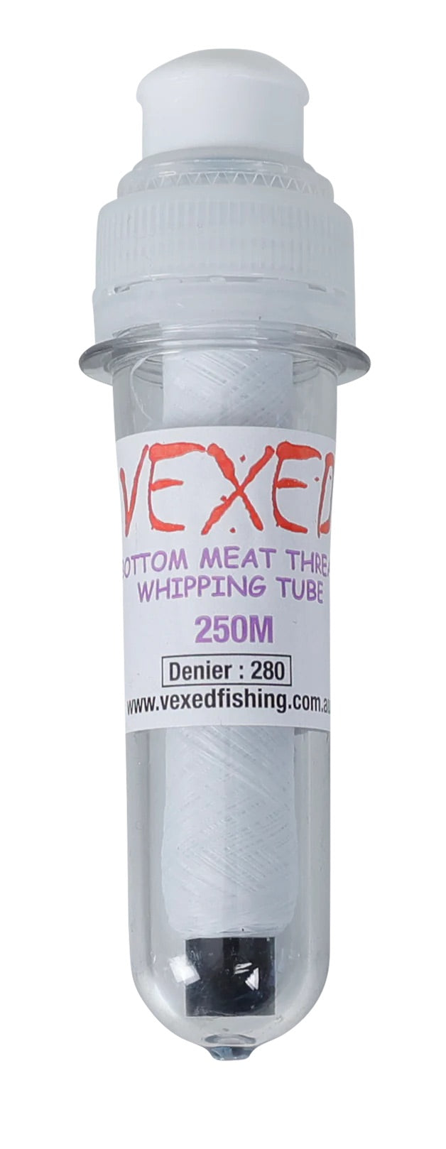 Load image into Gallery viewer, Vexed Bait Thread 250m Tube [VAR:Bottom Meat]
