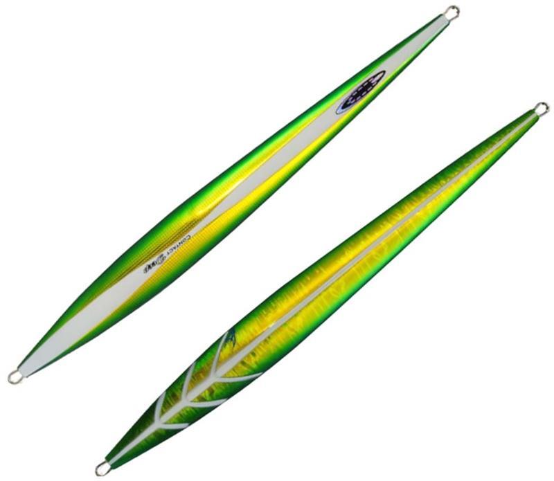 Load image into Gallery viewer, Ocean's Legacy Deep Contact Jig [WEI:560g COL:#1 Green UV]
