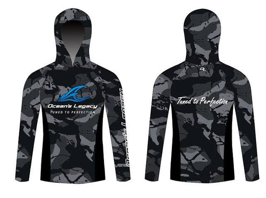 Ocean's Legacy Jersey - Hooded [SIZ:Sml COL:Black Camo]