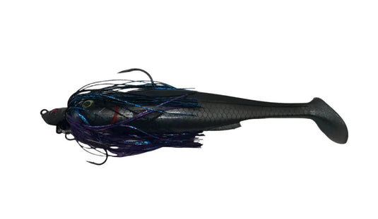 Spin Wright Swim Jig X Irukandji 7" 1/2oz [COL:Purple Nero]