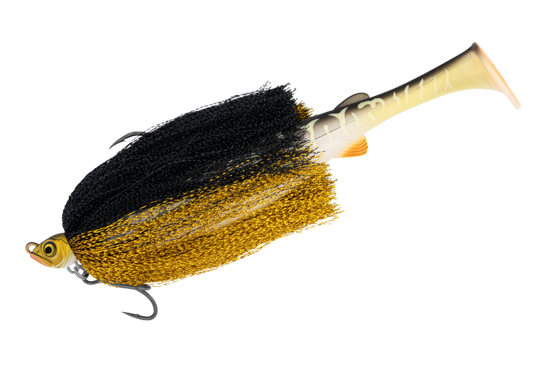Load image into Gallery viewer, Spin Wright 1oz Fluffball x psx Raijin 220 [COL:Natural Pike]
