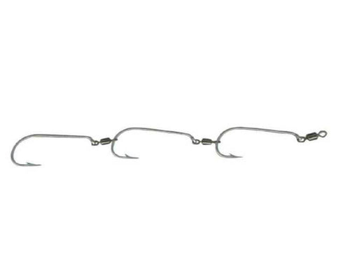 Mustad 3 Hook Swivel Gangs (3pk)