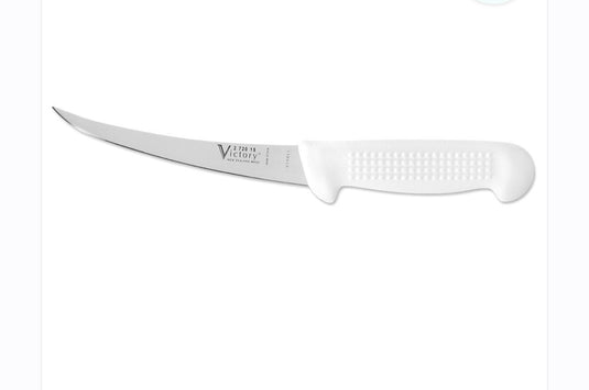 Victory White Handle 15cm Flexi Boning Knife 272015