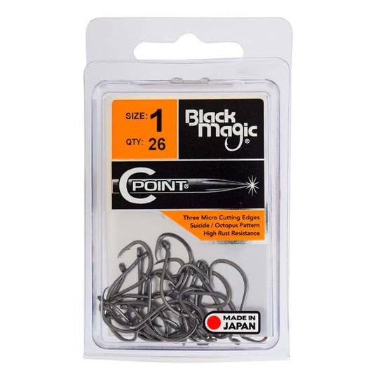 Black Magic C Point Hooks [SIZ:6/0 PAC:Economy Box]