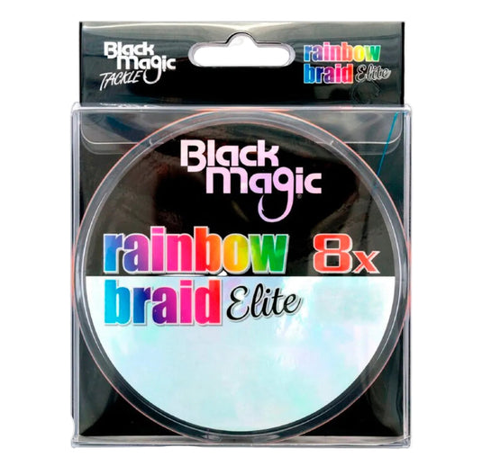 Black Magic Rainbow 8X Braid - 150m [LIN:16lb]