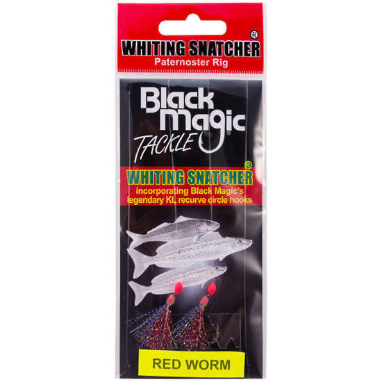 Load image into Gallery viewer, Black Magic Whiting Snatcher [COL:Red Worm]
