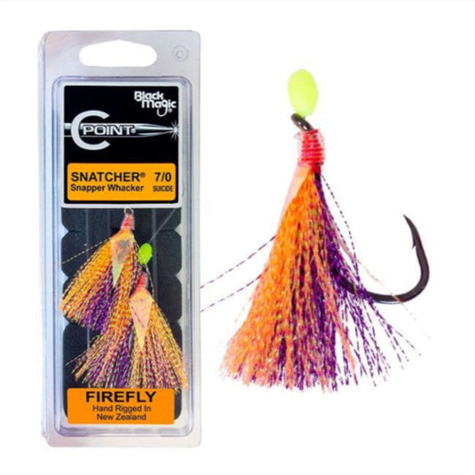 Black Magic Snapper Whacker Pre Rigs 7/0 [COL:Firefly]