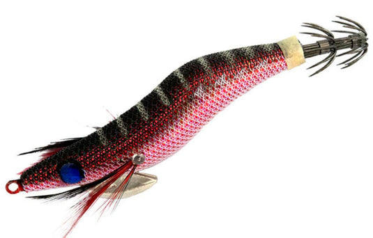 Black Magic Squid Jig 2.5 [COL:Black Red Natural BM1]