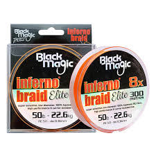 Black Magic Inferno Braid 8x - 300m [LIN:20lb]