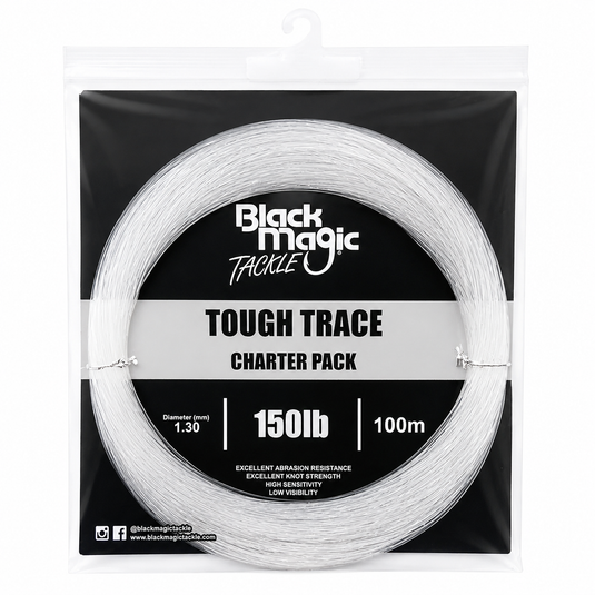 Black Magic Tough Trace Charter Pack 100m [WEI:150lb]