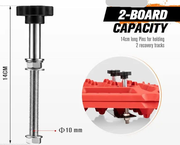 Load image into Gallery viewer, Wildtrak Flex Recovery Board Mounting Kit
