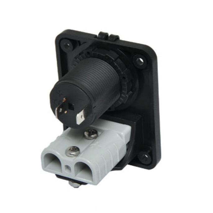 Load image into Gallery viewer, Wildtrak Anderson Style Connector Panel Mount with Cigarette Socket
