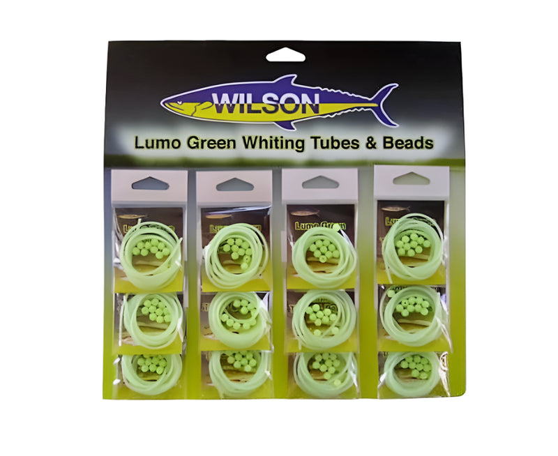 Load image into Gallery viewer, Wilson Green Lumo beads &amp; Tube
