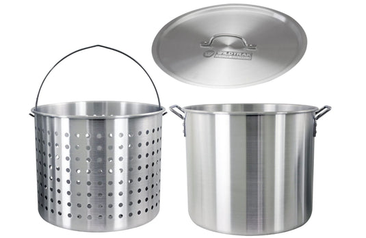 Wildtrak Aluminium Stock Pot & Basket