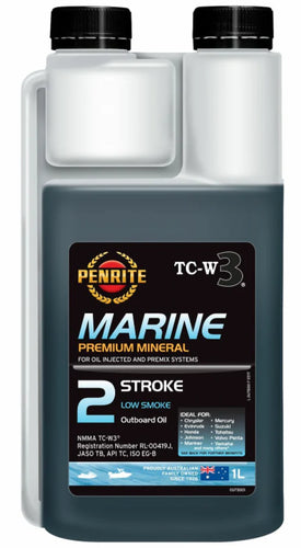 Penrite Marine Semi Synthetic 2 Stroke Outboard Oil 1lt