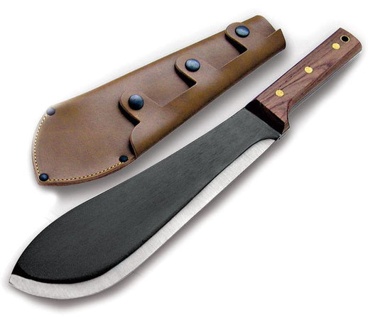 Maserin M171P 40cm Black Steel Machete with Sheath
