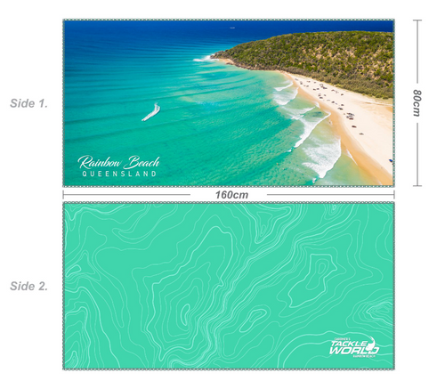 Tackle World Double Island Beach Towel