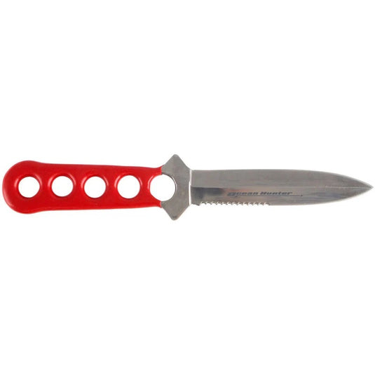 Ocean Hunter Redback Dive Knife - Red