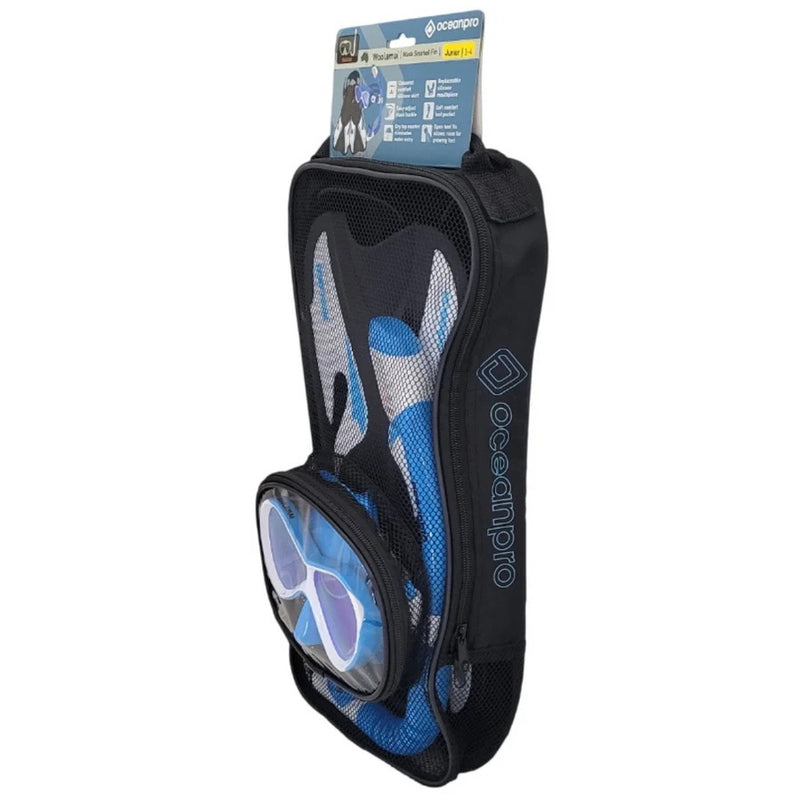 Load image into Gallery viewer, Oceanpro Woolamai Junior Mask/Snorkel/Fin Set
