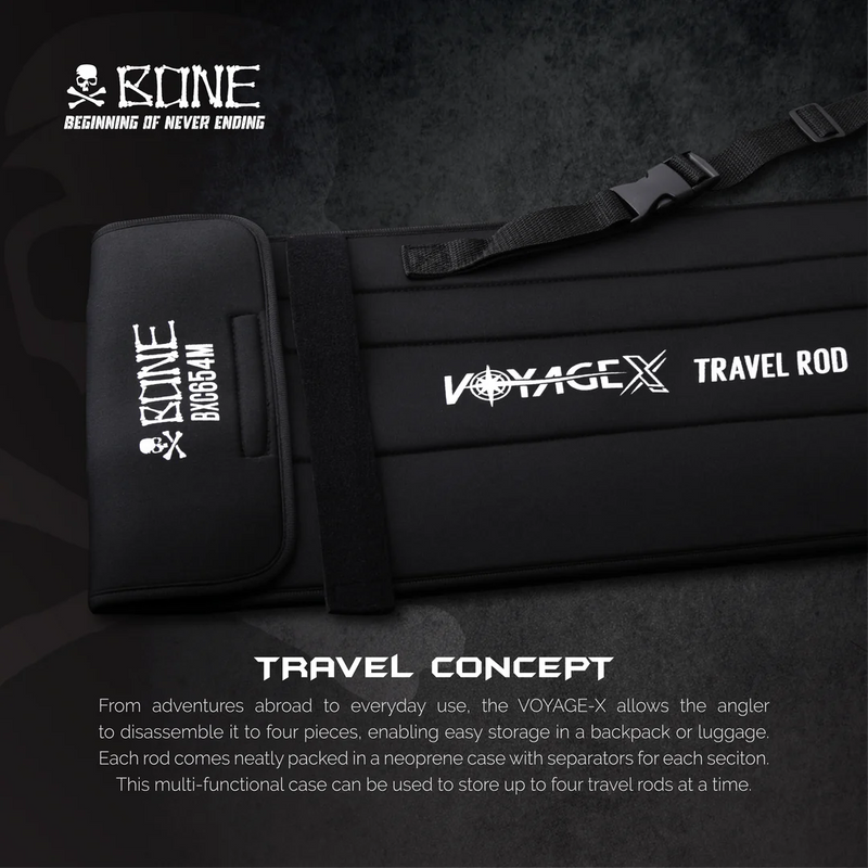 Load image into Gallery viewer, Bone VoyageX 4-Piece Travel Rod
