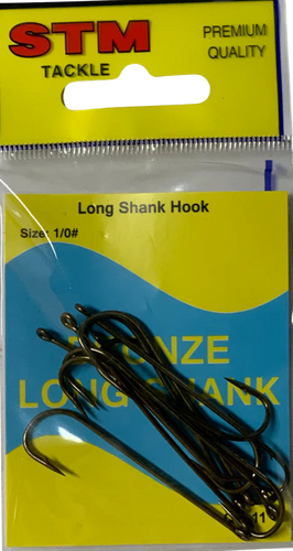 STM Bronze Long Shank Hooks (Small Pack)