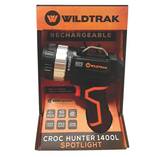 Wildtrak Croc Hunter 1400L Rechargable Spotlight