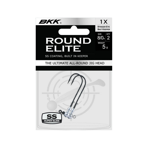 BKK Round Elite Stinger Eye Bait Keeper Hooks