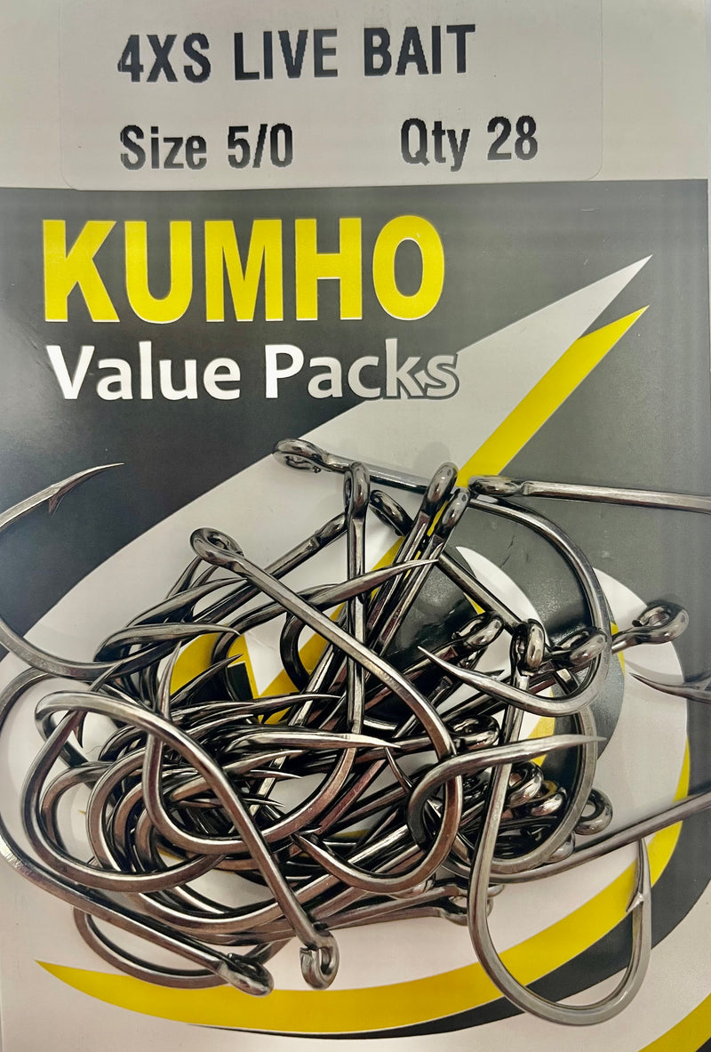Load image into Gallery viewer, Kumho Live Bait 4XS Hooks - Value Pack

