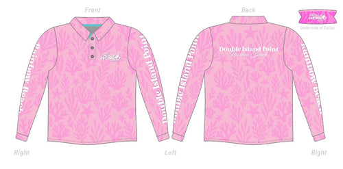 Tackle World Rainbow Beach - Double Island Point Pink Fishing Jersey