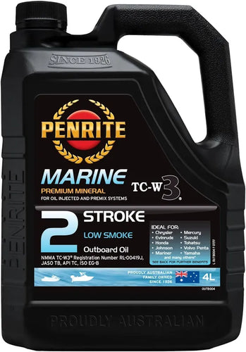 Penrite Marine Semi Synthetic 2 Stroke Outboard Oil 4lt