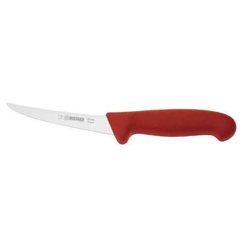 Giesser 12316-14r 14cm Straight Boner Knife Red Handle