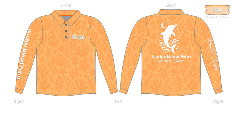 Load image into Gallery viewer, Tackle World Double Island Dolphin Fishing Jersey
