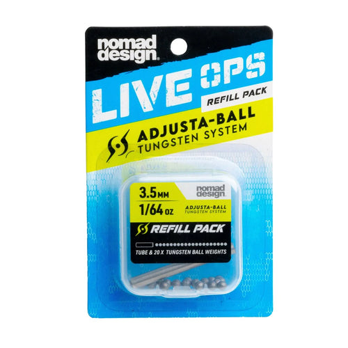 Nomad Live Ops Adjusta-Ball Tungsten System Pack (20 Pack)